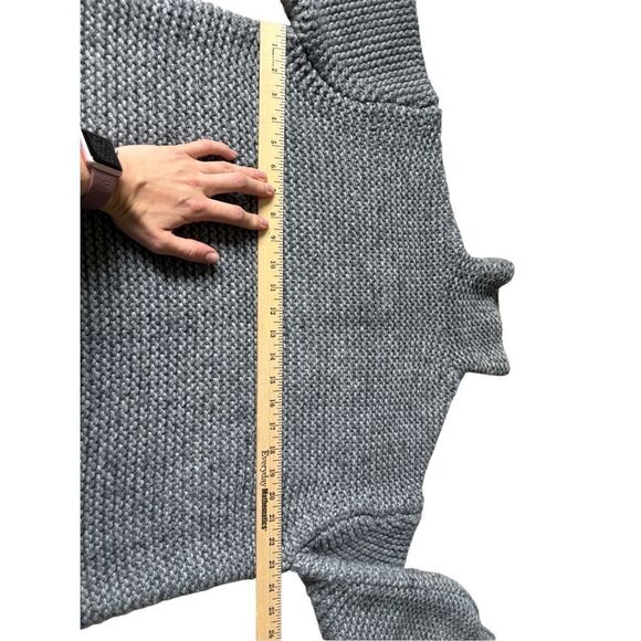 Proenza Schouler CHUNKY KNIT SWEATER size S Gray Wool Blend - Picture 6 of 10